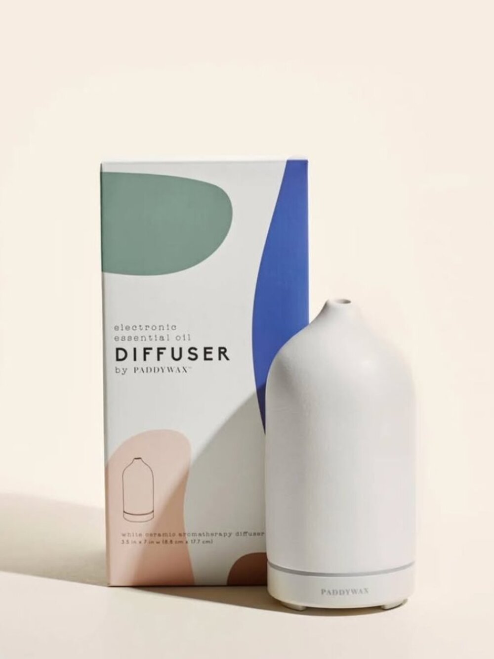 NWT Paddywax White Ceramic Essential Oil Diffuser